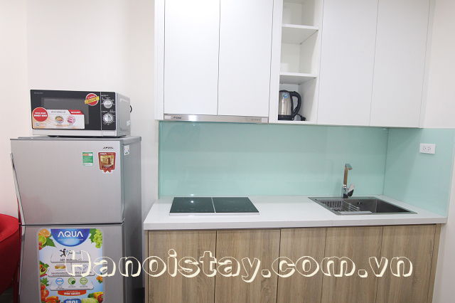 New and Nice One Bedroom Apartment rental in Van Cao street, Ba Dinh 5