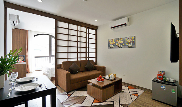 Newly Renovated One Bedroom Apartment in Kim Ma street, Ba Dinh, Close to Lotte Center 14