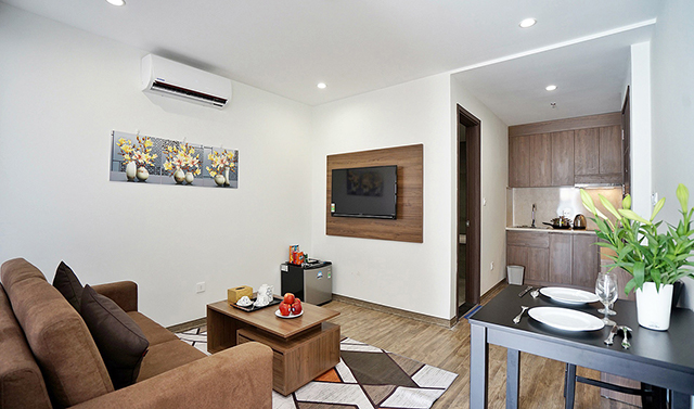 Newly Renovated One Bedroom Apartment in Kim Ma street, Ba Dinh, Close to Lotte Center 3