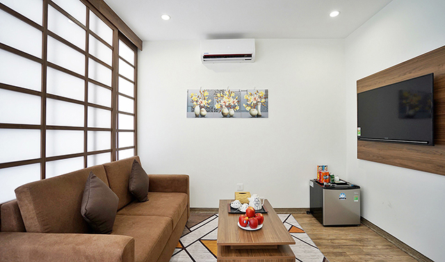 Newly Renovated One Bedroom Apartment in Kim Ma street, Ba Dinh, Close to Lotte Center 6