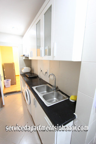 Newly Renovated One Bedroom Apartment Rental in Van Cao street, Ba Dinh, Cheap Price 4