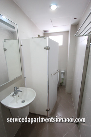Newly Renovated One Bedroom Apartment Rental in Van Cao street, Ba Dinh, Cheap Price 9