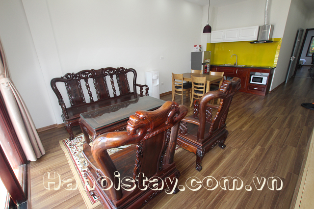 Newly Renovated One Bedroom Apartment Rental in Van Cao street, Ba Dinh 2