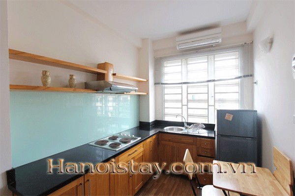 Newly Renovated One Bedroom Apartment Rental Tran Phu street, Ba Dinh 5