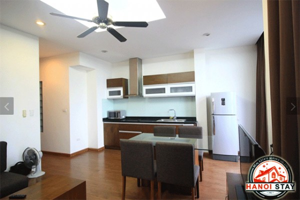 Newly renovated serviced apartment for rent in To Ngoc Van, Lake view, two beds 5
