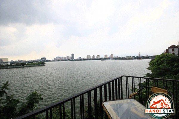 Newly renovated serviced apartment for rent in To Ngoc Van, Lake view, two beds 7
