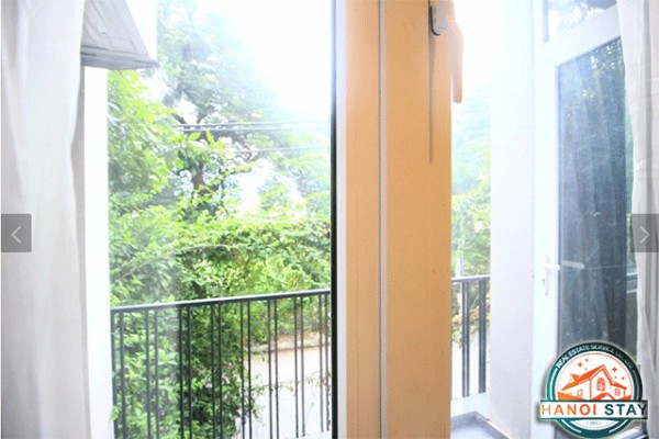 Newly renovated serviced apartment for rent in To Ngoc Van, Lake view, two beds 13