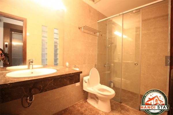 Newly renovated serviced apartment for rent in To Ngoc Van, Lake view, two beds 15