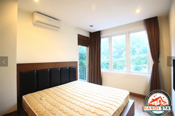Newly renovated serviced apartment for rent in To Ngoc Van, Lake view, two beds 16