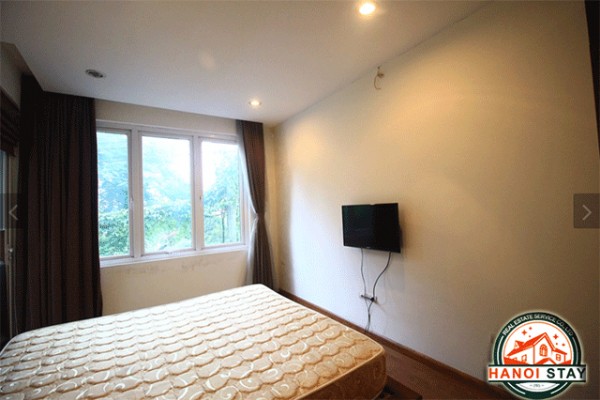 Newly renovated serviced apartment for rent in To Ngoc Van, Lake view, two beds 17