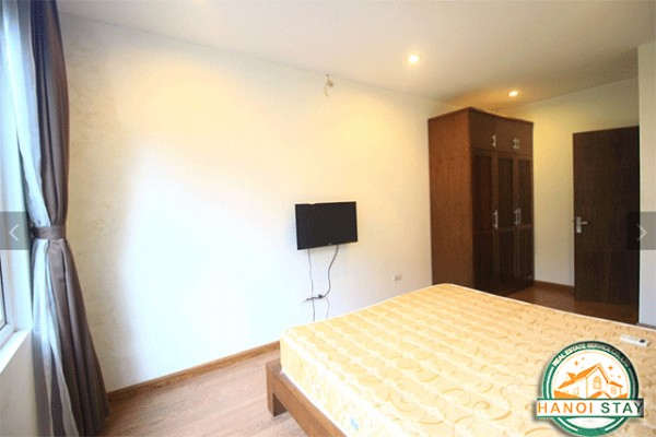 Newly renovated serviced apartment for rent in To Ngoc Van, Lake view, two beds 19
