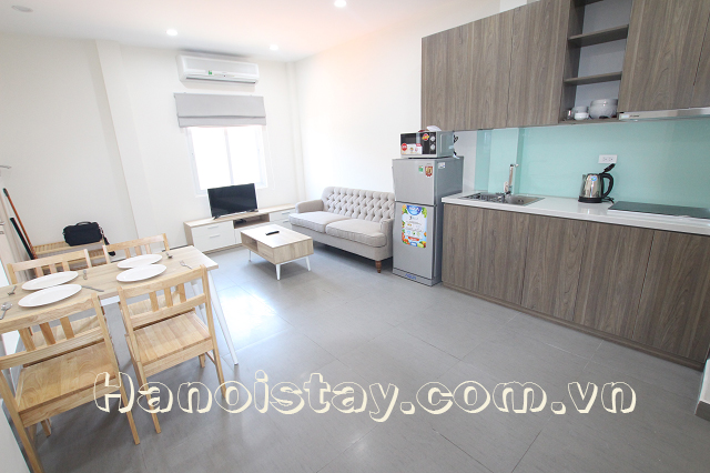 Newly Renovated Two Bedroom Apartment Rental in Van Cao street, Ba Dinh 2