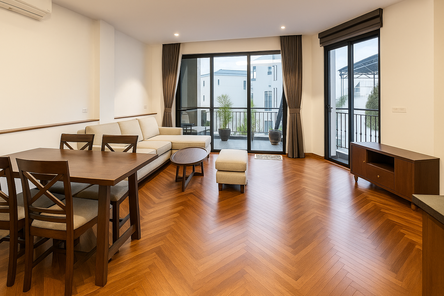 Nice 2 BEDROOM APARTMENT FOR RENT IN QUANG KHANH AREA, TAY HO