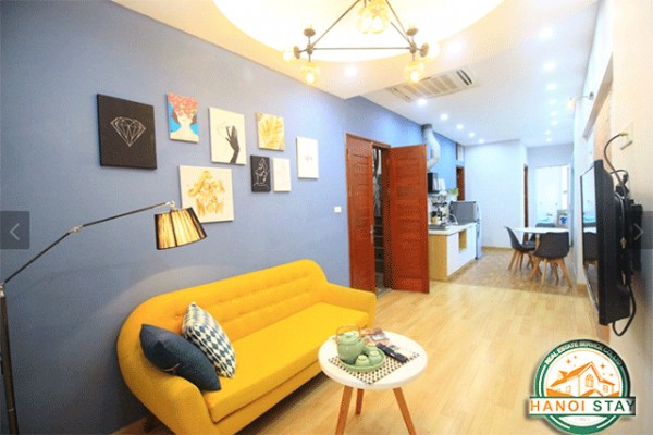 Nice and Very Clean Two Bedroom Apartment Rental in Dien Bien Phu str, Hoan Kiem 1