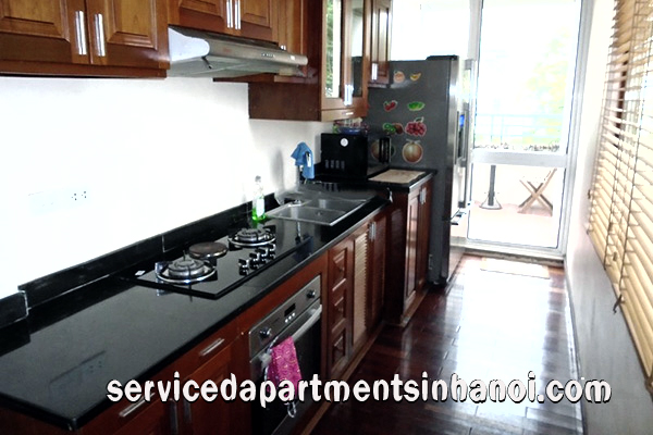 Nice & Bright Two bedroom Apartment in Ly Thuong Kiet st, Hoan Kiem, Big Balcony 3