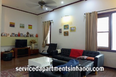 Nice decorated Five Bdrm Villa for rent in Vuon Dao, Tay Ho, Car Garage, Garden Playground