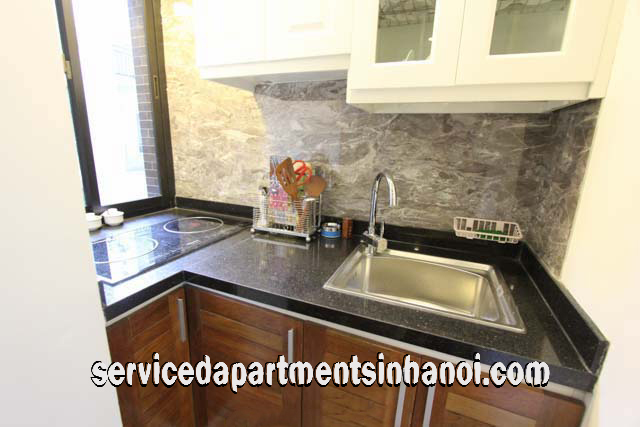 Nice Design Serviced Apartment Rental in Kim Ma street, Ba Dinh, Brand New Amenities 5