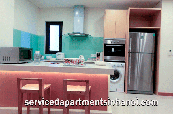Nice designe serviced apartment in Tay Ho, Quiet living area. 4