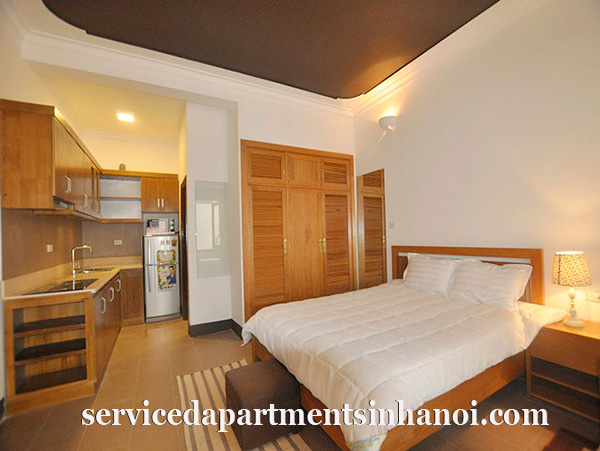 Nice designed studio apartment for rent in Tay Ho, brand new, big window 4