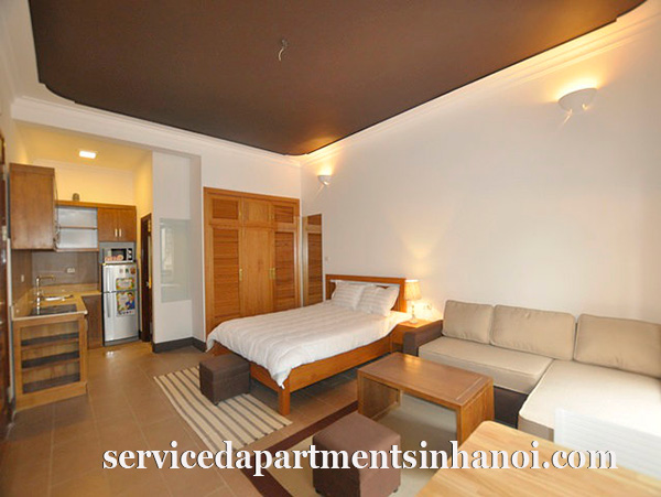Nice designed studio apartment for rent in Tay Ho, brand new, big window 5