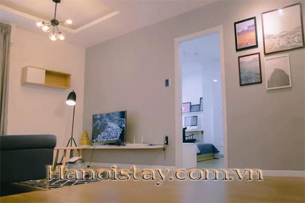 Nice Designed Two Bedroom Apartment Rental in Tran Phu street, Ba Dinh 2