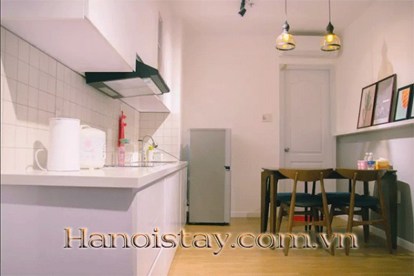 Nice Designed Two Bedroom Apartment Rental in Tran Phu street, Ba Dinh 12