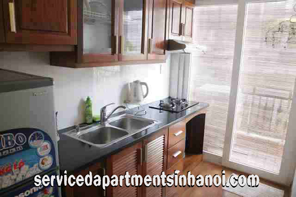 Nice interior Apartment rental in Lieu Giai str, Ba Dinh 3