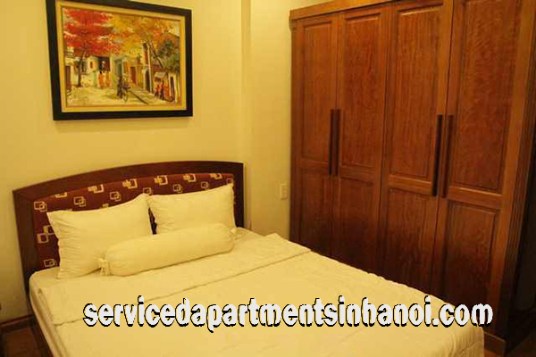 Nice interior Apartment rental in Lieu Giai str, Ba Dinh 6