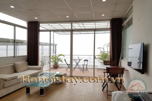 Nice one bedroom Apartment with balcony Face to West Lake, Tay Ho 12