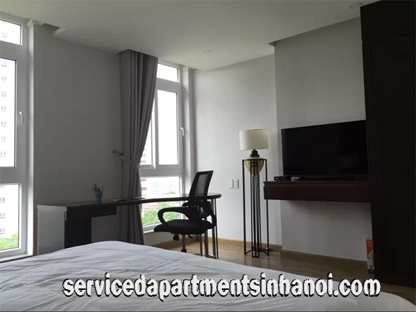 Nicely Decorated One Bedroom Apartment Rental in Giang Vo str, Ba Dinh 4