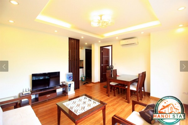 Nicely decorated serviced apartment rental in Cau Giay, Lovely balcony 3