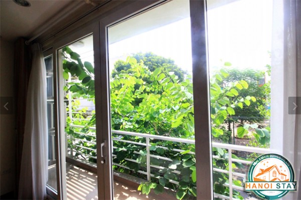 Nicely decorated serviced apartment rental in Cau Giay, Lovely balcony 10