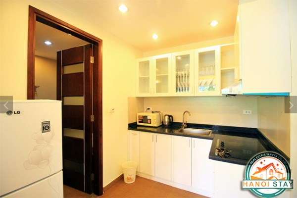 Nicely decorated serviced apartment rental in Cau Giay, Lovely balcony 7