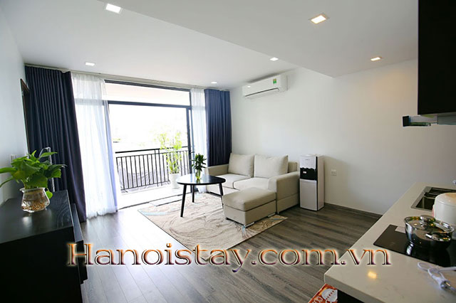 Nicely Decorated Two Bedroom Apartment Rental in Kim Ma street, Close to Lotte Center 1