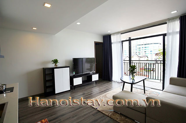 Nicely Decorated Two Bedroom Apartment Rental in Kim Ma street, Close to Lotte Center 2