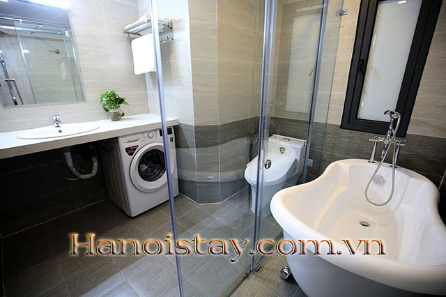 Nicely Decorated Two Bedroom Apartment Rental in Kim Ma street, Close to Lotte Center 25