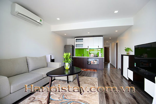Nicely Decorated Two Bedroom Apartment Rental in Kim Ma street, Close to Lotte Center 3