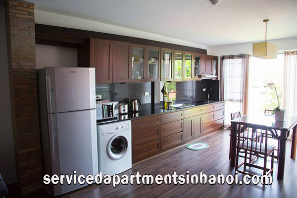 Nicely renovated 1 bedroom apartment in an elevator building off Dang Thai Mai 4