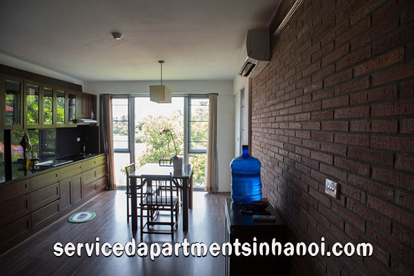 Nicely renovated 1 bedroom apartment in an elevator building off Dang Thai Mai 5