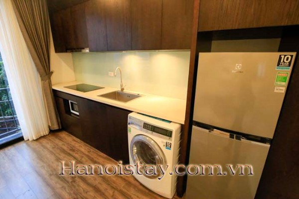 One Bedroom Apartment at High Floor, Big Terrace in Au Co Street For Rent 2
