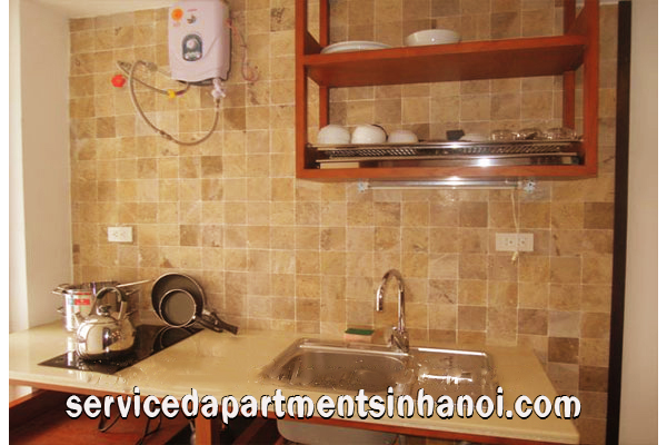 One bedroom apartment rental in Lieu giai st, Near Japanese Embassy 3