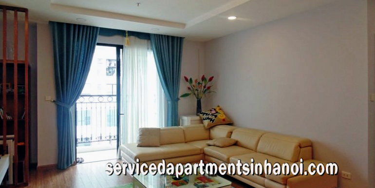 Open Floor Plan Two bedroom Apartment for rent in T3 Building, VInhomes Times City 3
