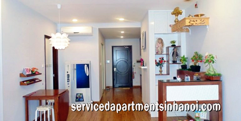Open Floor Plan Two bedroom Apartment for rent in T3 Building, VInhomes Times City 4