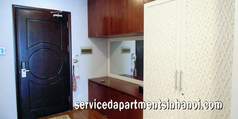 Open Floor Plan Two bedroom Apartment for rent in T3 Building, VInhomes Times City 5