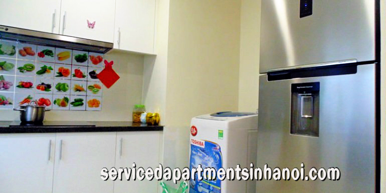 Open Floor Plan Two bedroom Apartment for rent in T3 Building, VInhomes Times City 6