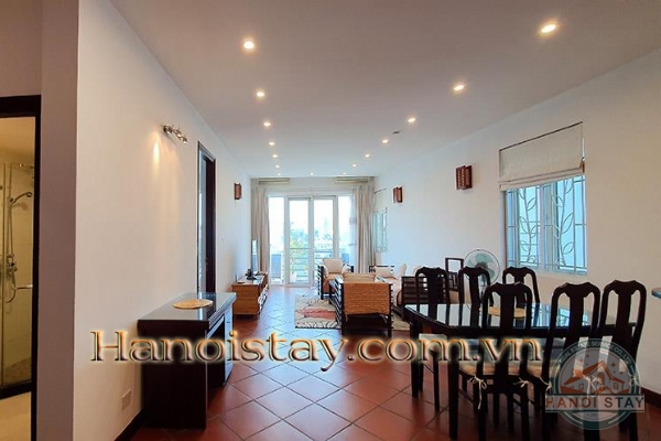 Panorama Lake View Two Bedroom Apartment Rental in Truc Bach Area, Ba Dinh 1
