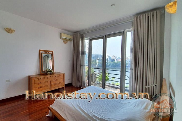 Panorama Lake View Two Bedroom Apartment Rental in Truc Bach Area, Ba Dinh 8