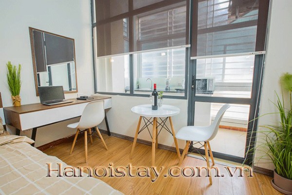 Pretty and Cozy Serviced Property for Rent in Dong Da district, Full of Natural Light 3