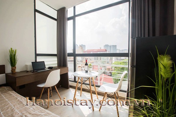 Pretty and Cozy Serviced Property for Rent in Dong Da district, Full of Natural Light 12