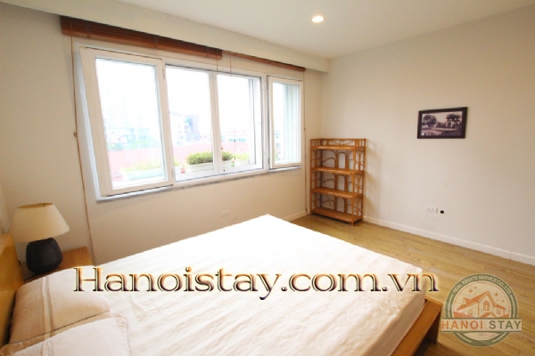 Private, Tranquil, Beautiful 2 bed apartment with high quality furniture in Au Co str, Tay Ho, Nice terrace 7